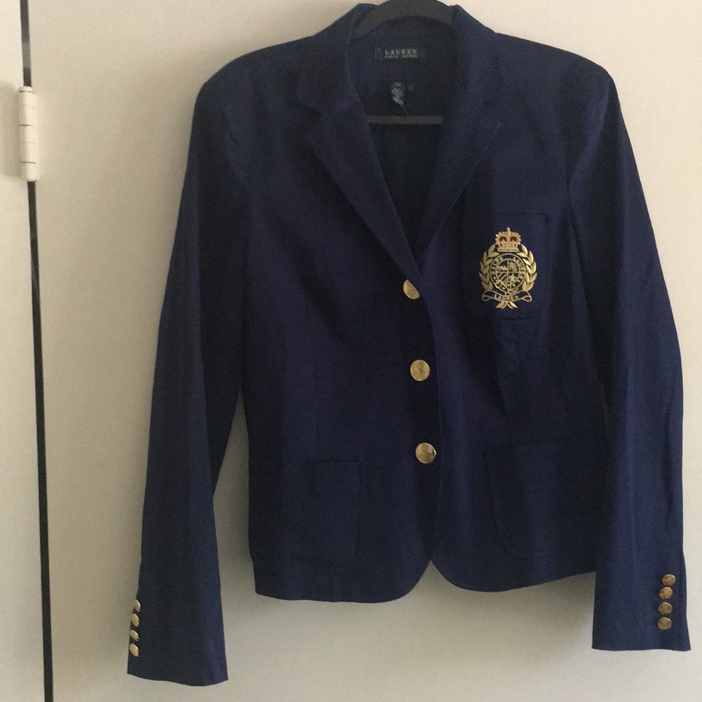 Ralph Lauren gold embroidered coat